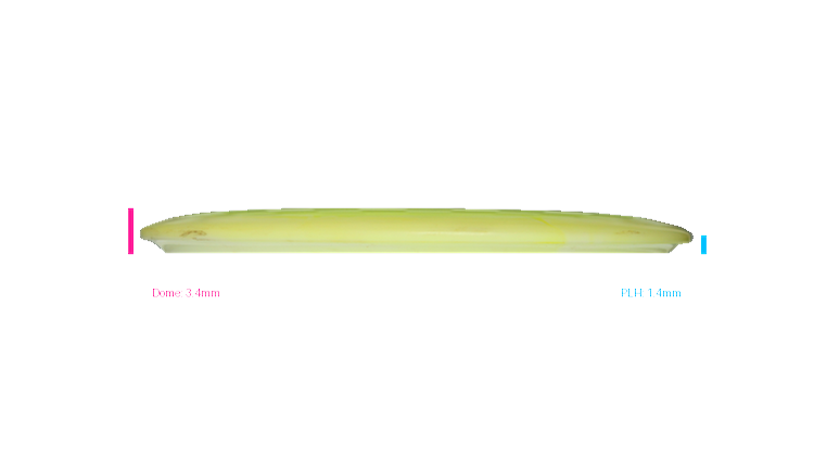 USED Westside Discs Vip-Ice Orbit Warship Midrange Profile View