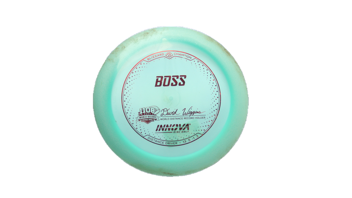 USED Innova Blizzard Champion Boss Distance Driver Front View