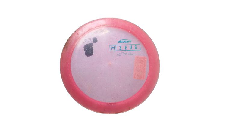 USED Discraft CryZtal Sparkle Zeus Distance Driver Front View