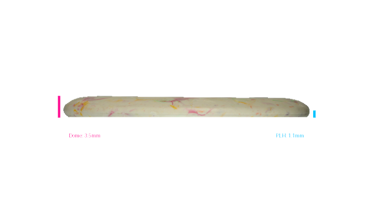 USED Discraft Jawbreaker Focus Putter Profile View