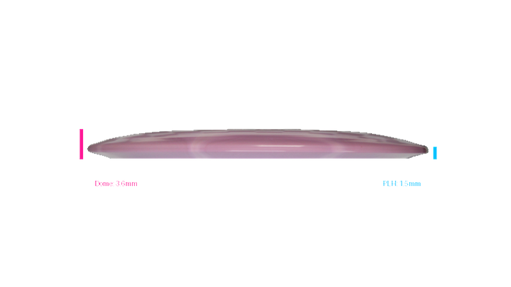 USED Dynamic Discs Fuzion-X Burst Maverick Fairway Driver Profile View