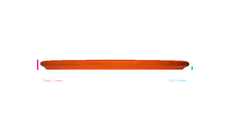 USED Dynamic Discs Classic Soft Justice Midrange Profile View