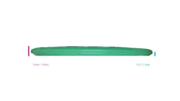 USED Discmania Color Glow C-Line MD3 Midrange Profile View