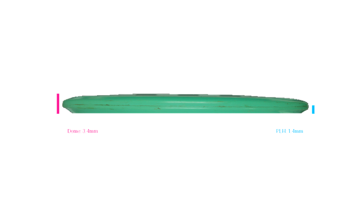 USED Discmania Color Glow C-Line MD3 Midrange Profile View