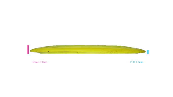 USED Discraft Z Zeus Distance Driver Profile View