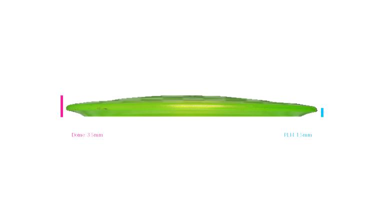 USED Dynamic Discs Lucid Felon Fairway Driver Profile View