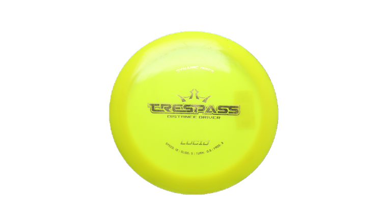USED Dynamic Discs Lucid Trespass Distance Driver Front View