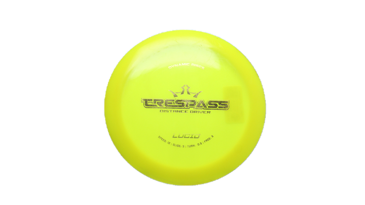 USED Dynamic Discs Lucid Trespass Distance Driver Front View