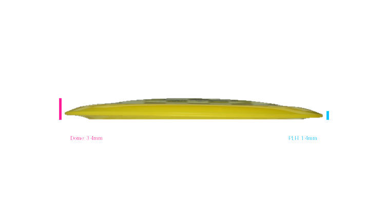 USED Discmania Active Premium Majesty Distance Driver Profile View
