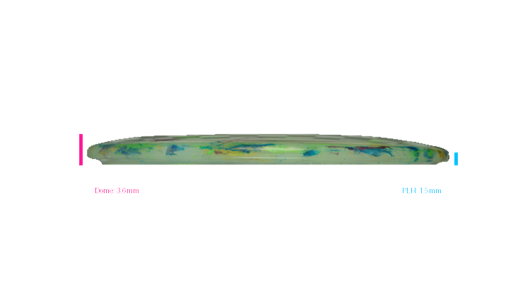 USED Discraft Jawbreaker Z Comet Midrange Profile View