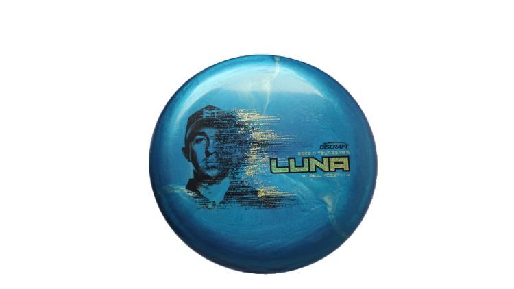 USED Discraft Ti Swirl Luna Putter Front View