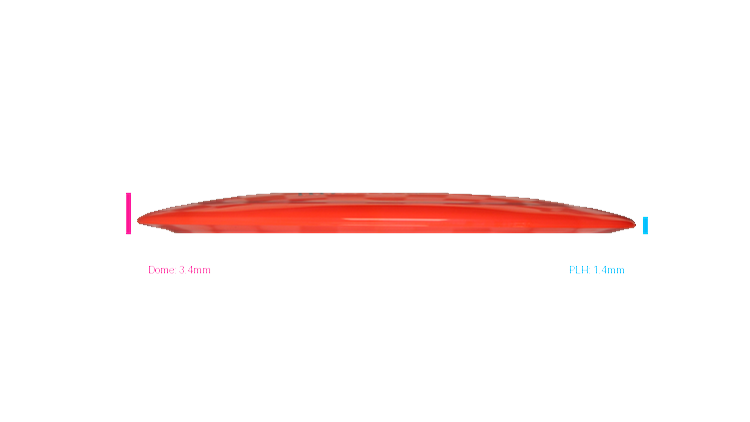 USED Discraft Z Drive Distance Driver Profile View