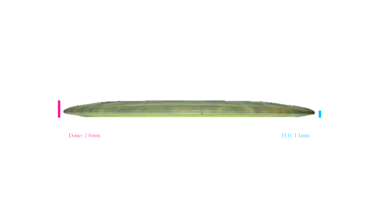 USED Discraft Paul McBeth Zeus Distance Driver Profile View