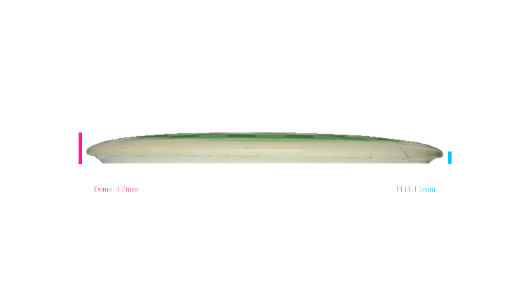 USED Westside Discs Tournament Ring Warship Midrange Profile View