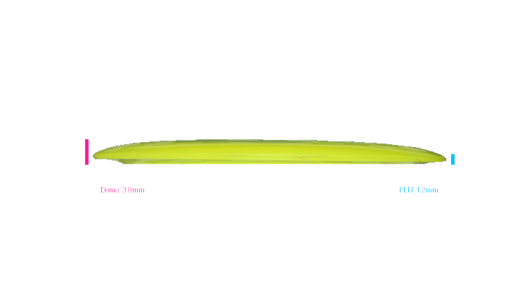 USED Discmania Neo Enigma Distance Driver Profile View