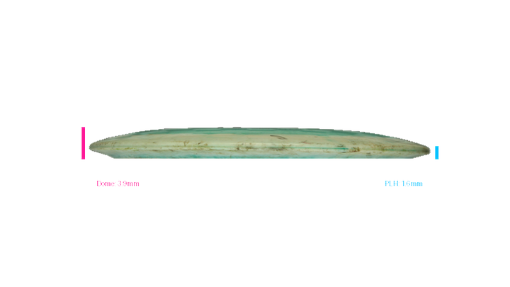 USED Dynamic Discs Lucid-Ice Orbit Maverick Fairway Driver Profile View