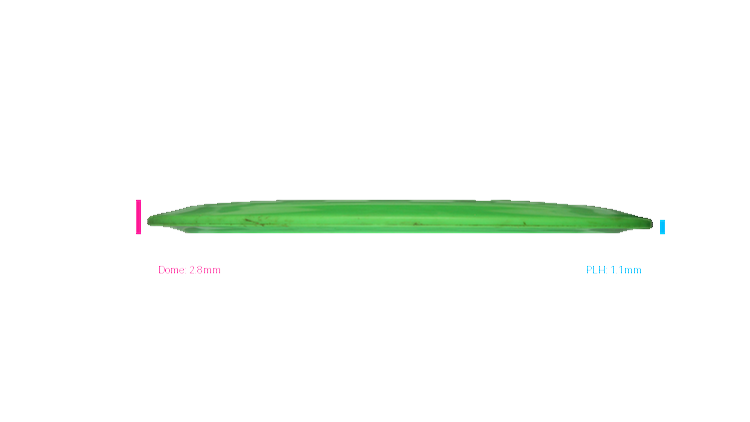 USED Prodigy Ace Line Dura Flex F Model OS Fairway Driver Profile View