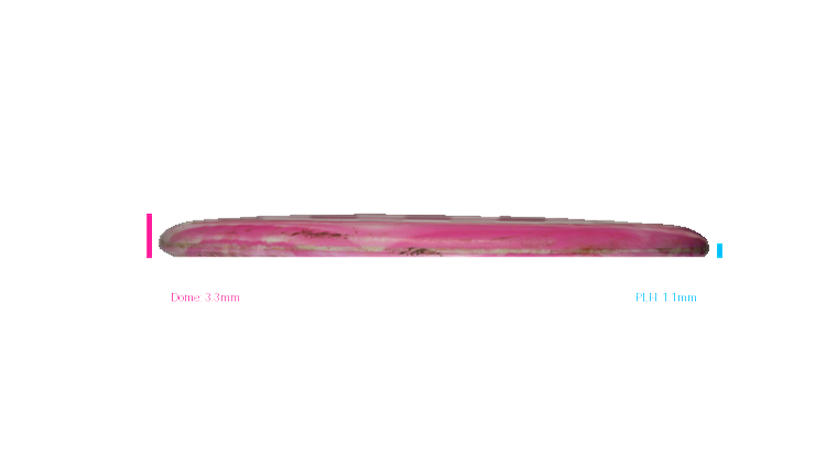 USED Clash Steady Berry Midrange Profile View