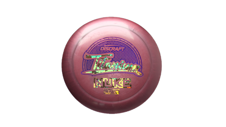 USED Discraft Titanium Nuke Distance Driver Front View