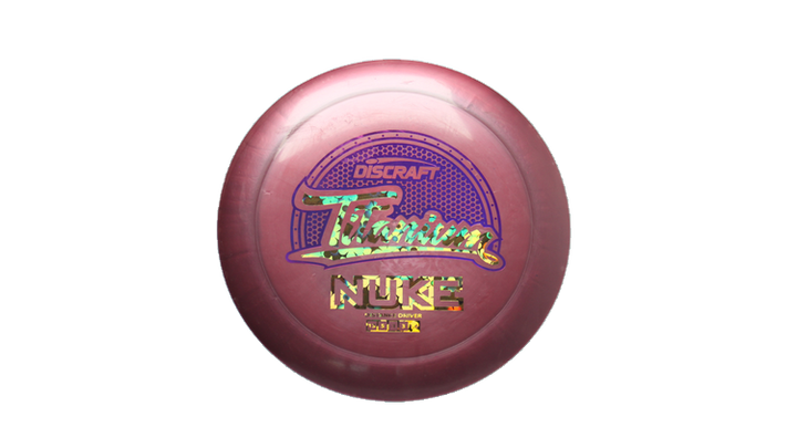 USED Discraft Titanium Nuke Distance Driver Front View
