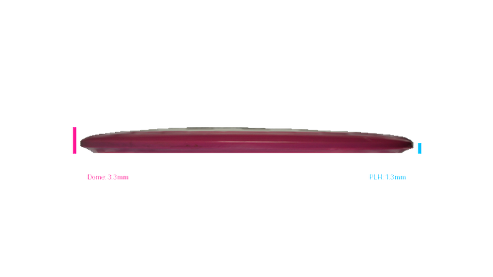 USED Dynamic Discs Fuzion Orbit Truth Midrange Profile View