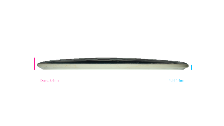 USED Dynamic Discs DyeMax Emac Truth Midrange Profile View