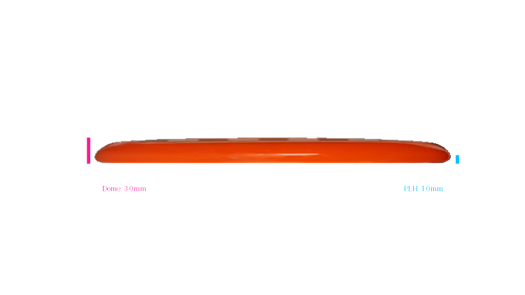 USED Finish Line Discs Composite Sector Midrange Profile View