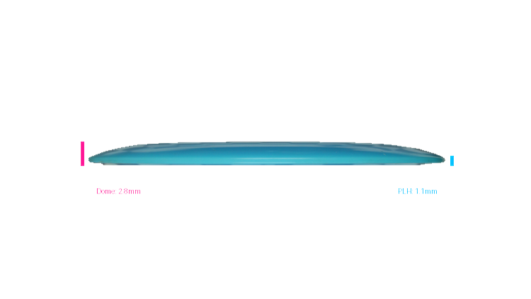 USED Discmania Neo Enigma Distance Driver Profile View