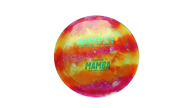 USED Innova I-Dye Champion Mamba Distance Driver Front View