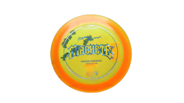 USED Discraft Z Lite Machete Distance Driver Front View