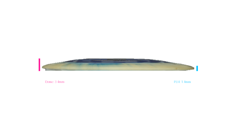 USED Discmania Premier Horizon Q-Line Cloud Breaker Distance Driver Profile View
