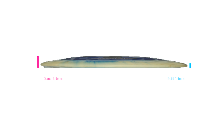 USED Discmania Premier Horizon Q-Line Cloud Breaker Distance Driver Profile View