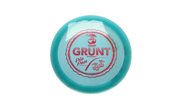 USED Pie Pan Discs Cherry Grunt (retooled) Fairway Driver Front View