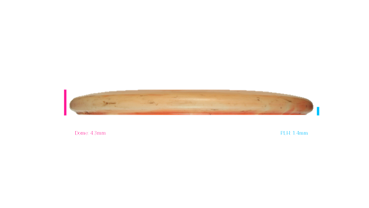 USED Dynamic Discs Lucid-Ice Orbit Judge Putter Profile View