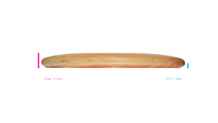 USED Dynamic Discs Lucid-Ice Orbit Judge Putter Profile View
