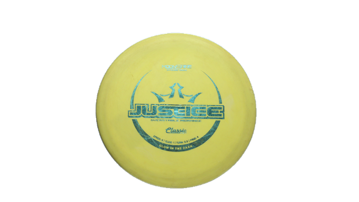 USED Dynamic Discs Classic Blend Moonshine Justice Midrange Front View