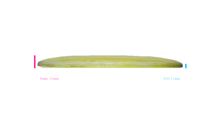 USED Clash Steady Ring Peach Midrange Profile View