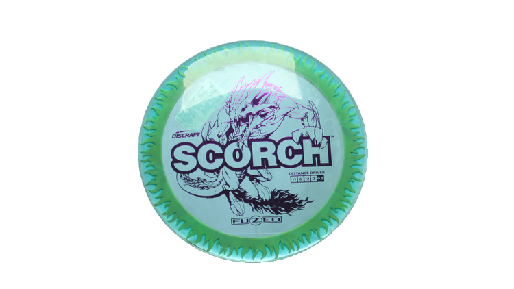 USED Discraft Fuzed Z Scorch Distance Driver Front View