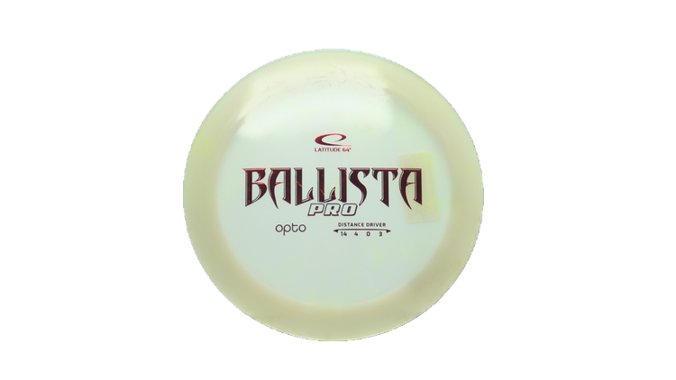 USED Latitude 64 Opto Ballista Pro Distance Driver Front View