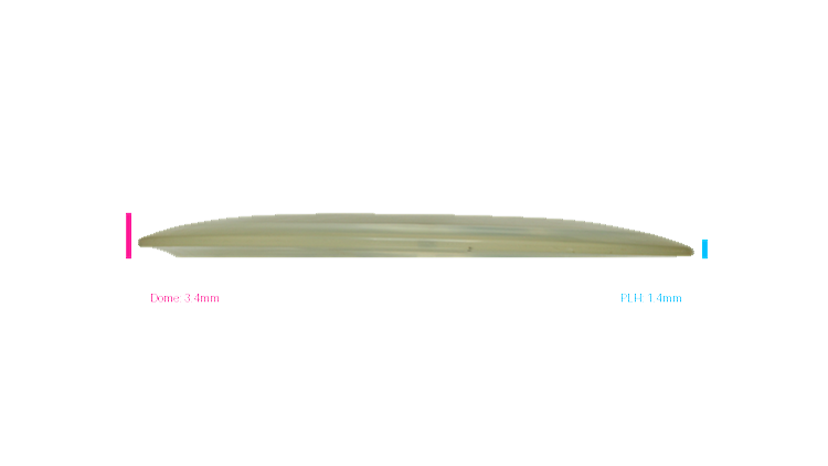 USED Trash Panda 100 Percent Recycled Ozone Fairway Driver Profile View
