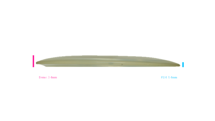 USED Trash Panda 100 Percent Recycled Ozone Fairway Driver Profile View