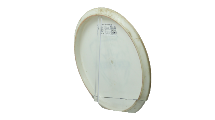 USED Dynamic Discs Fuzion Truth Midrange Back View
