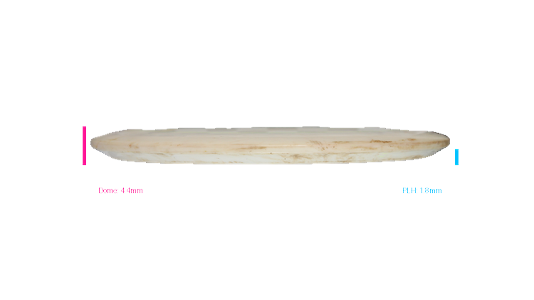 USED Dynamic Discs Fuzion Truth Midrange Profile View