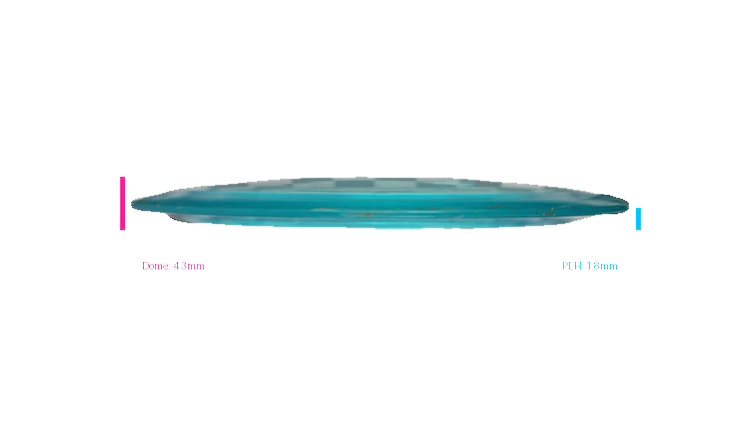 USED Dynamic Discs Lucid-Ice Trespass Distance Driver Profile View