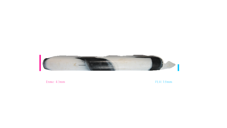 USED Meridian discs Marbled graphite Mojave Putter Profile View