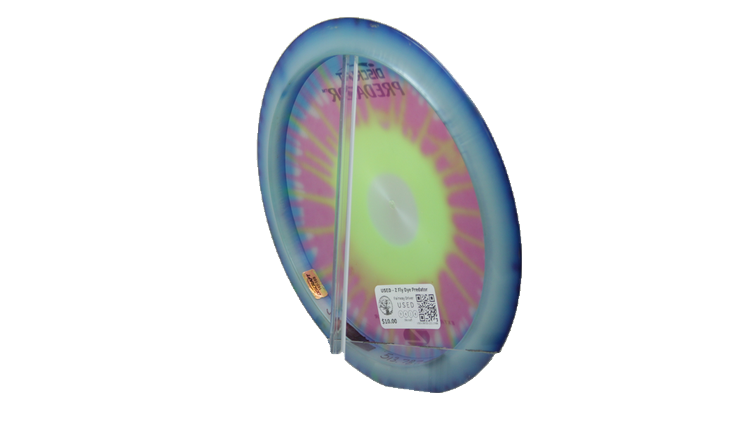 USED Discraft Z Fly Dye Predator Fairway Driver Back View