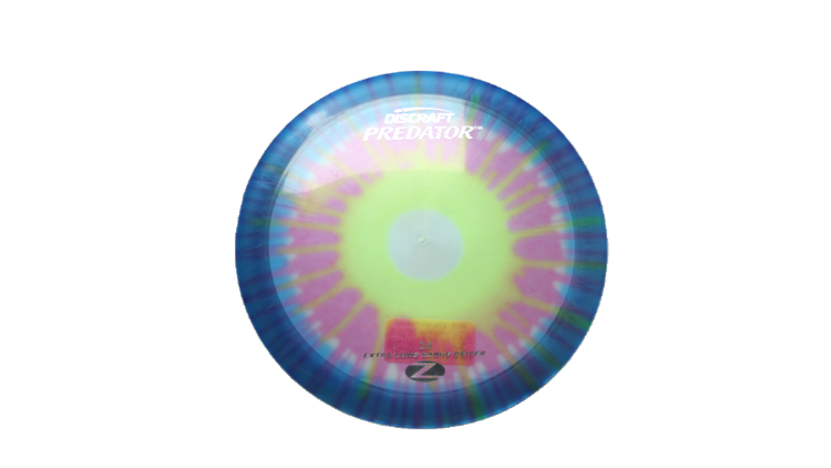 USED Discraft Z Fly Dye Predator Fairway Driver Front View