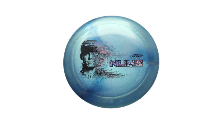 USED Discraft Ti Swirl Nuke Distance Driver Front View