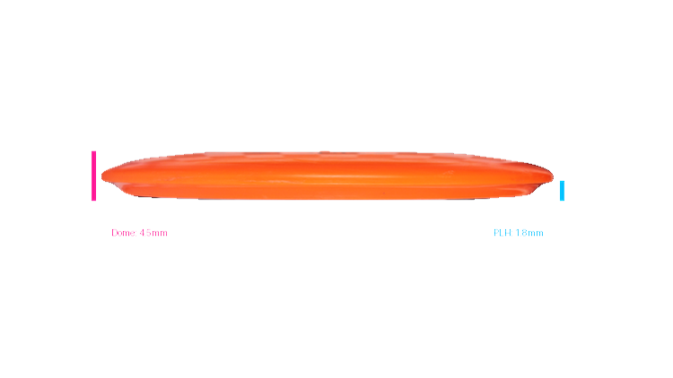 USED Westside Discs VIP Warship Midrange Profile View