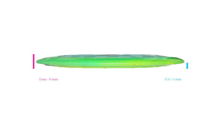 USED Discmania Color Glow Horizon C-Line Cloud Breaker Distance Driver Profile View